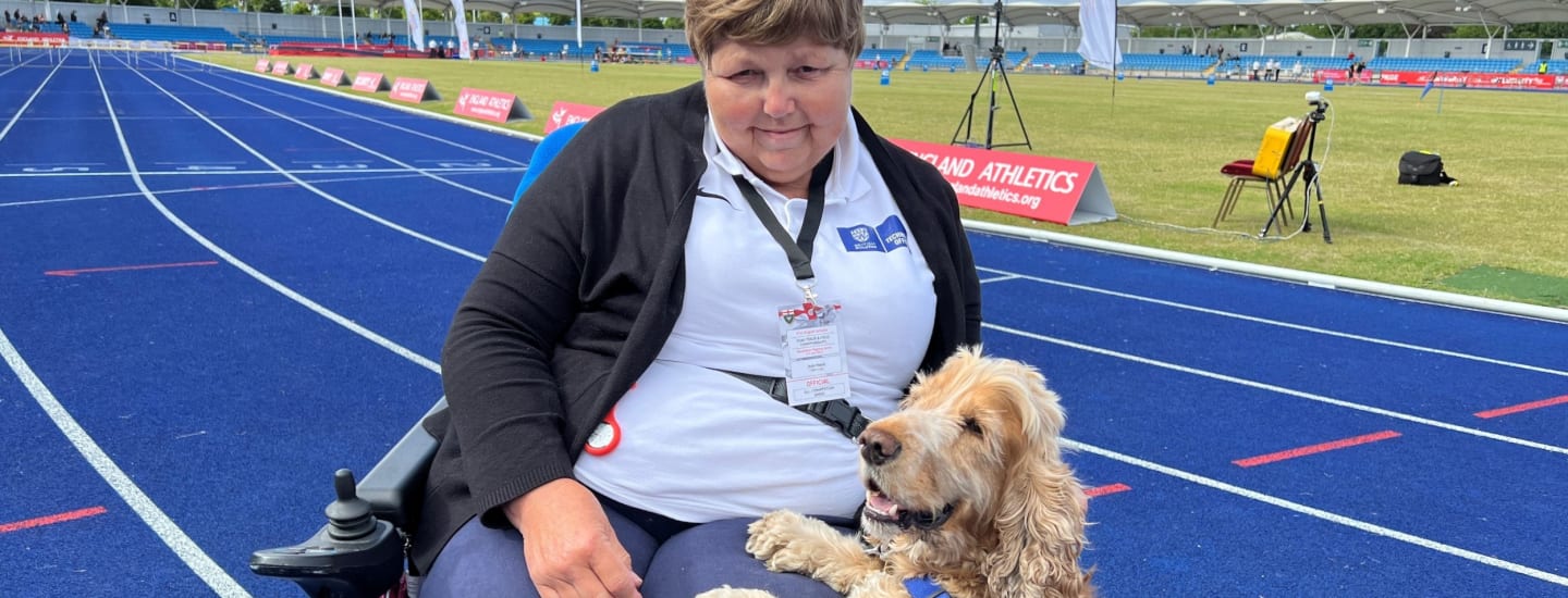 Jean realises her Commonwealth Games&#39; dream – with a helping paw from her support dog