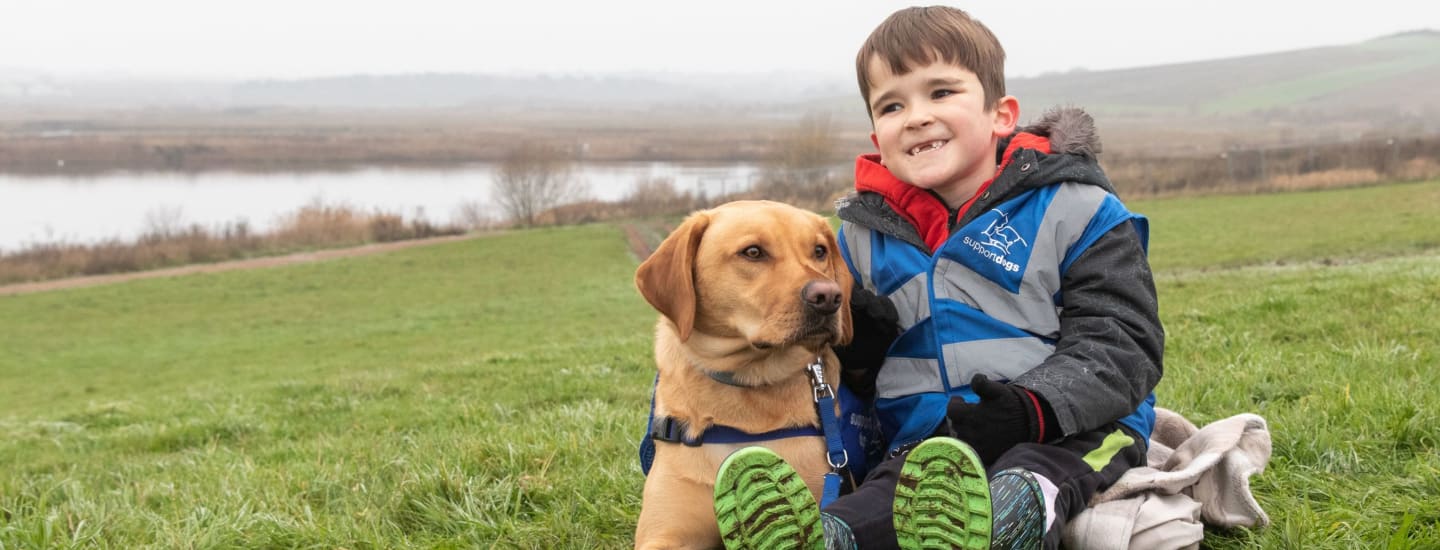 Autism assistance dog Raife is little boy Noah&#39;s lifeline