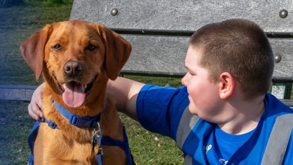 Autism assistance dog Jai Jayy is changing lives